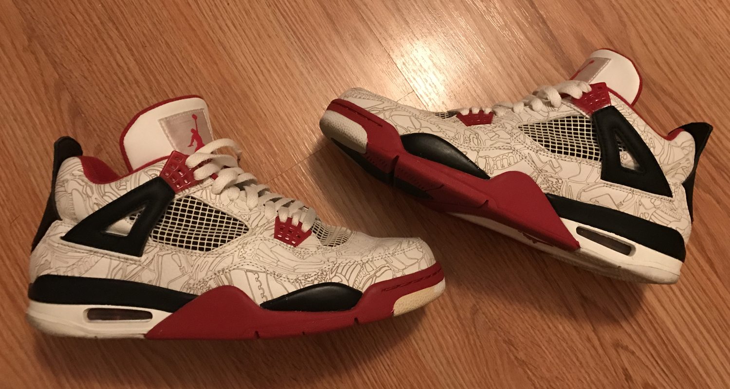 Air Jordan 4 Laser "Fire Red" Pack