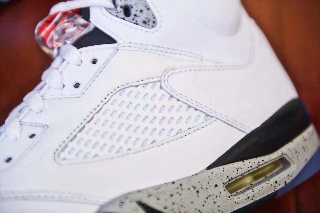 Air Jordan 5 White/Cement