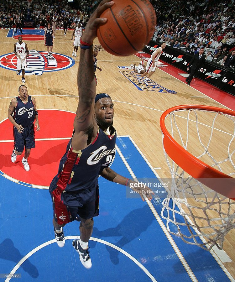 LeBron James in the Nike Zoom Soldier 1