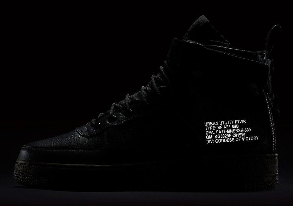 Nike SF-AF1 Mid Black/Cargo Khaki