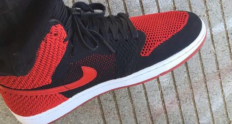 Air Jordan 1 Flyknit "Black/Red"