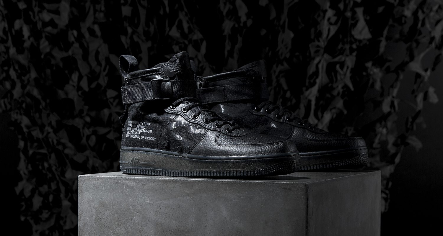 Nike SF-AF1 Mid Black/Cargo Khaki