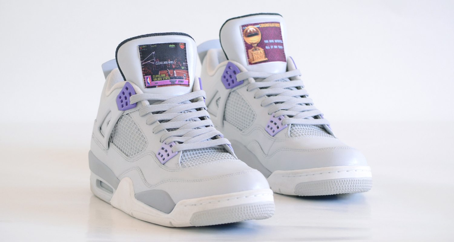 Air Jordan 4 "US Super Nintendo" Custom