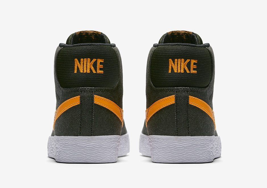 Nike SB Blazer Mid Olive/Orange