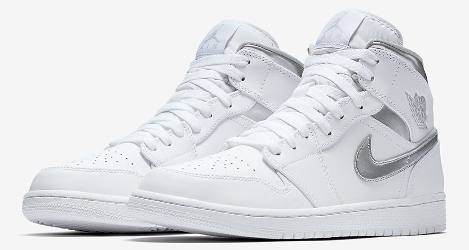 Air Jordan 1 Mid "Metallic Silver"