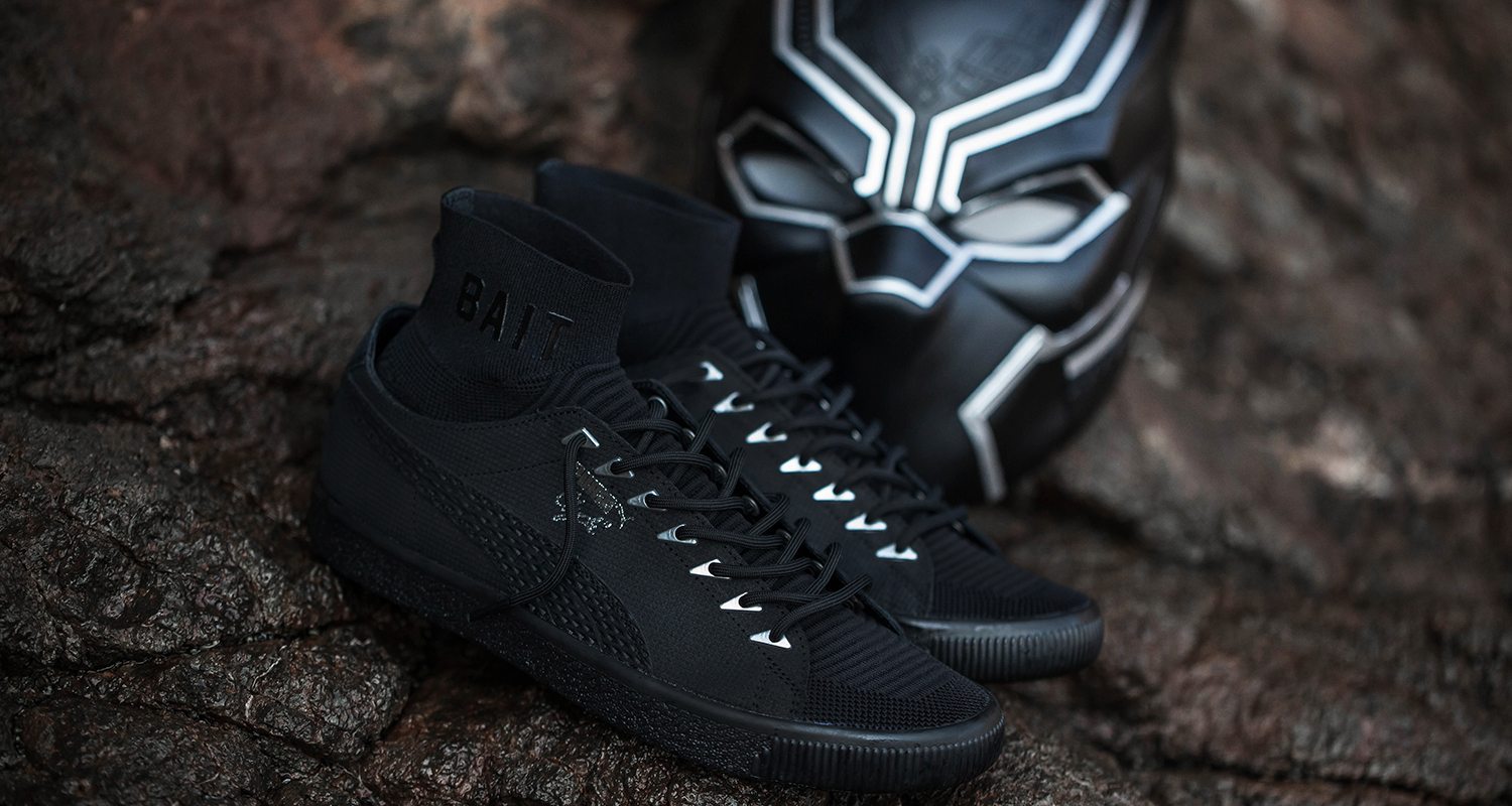 BAIT x Marvel Black Panther x PUMA Clyde Sock