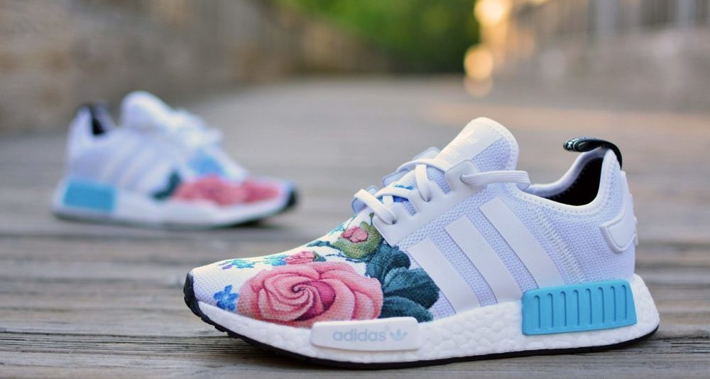 adidas NMD "Grandma's Floral" Custom by Kendra's Customs