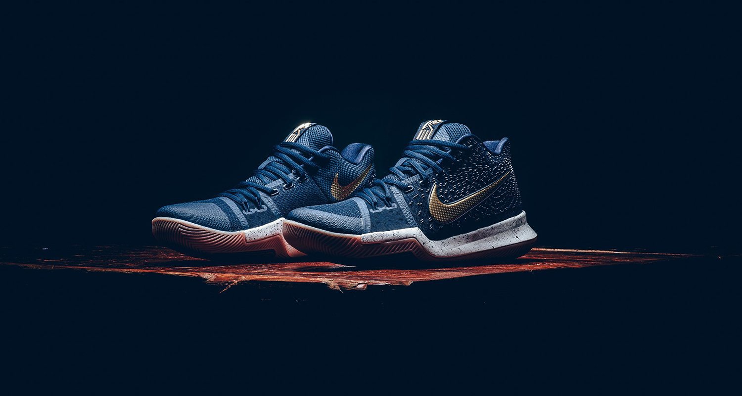 Nike Kyrie 3 Obsidian/Metallic Gold