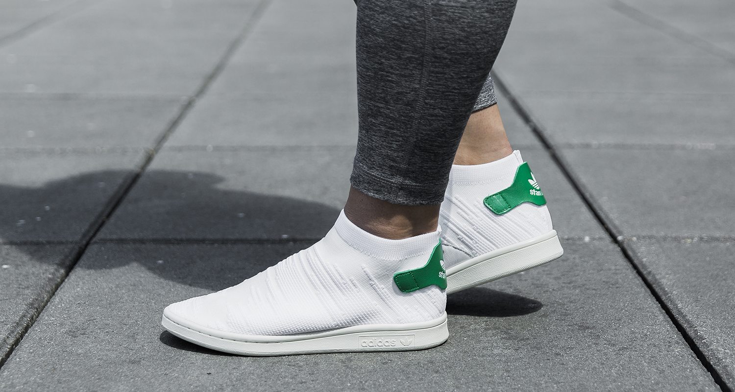 adidas Stan Smith Sock PK White/Green