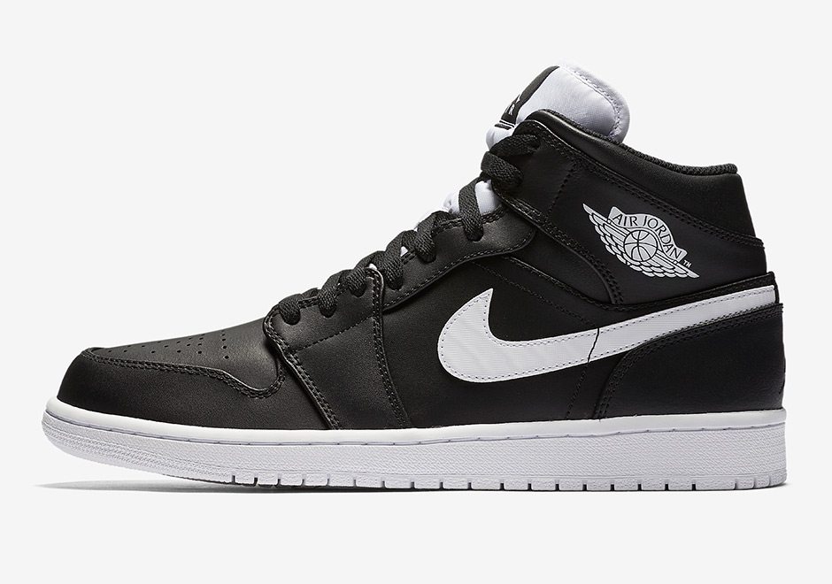 Air Jordan 1 Mid Black/White