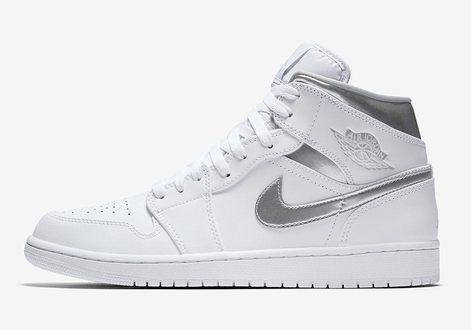 Air Jordan 1 Mid "Metallic Silver"