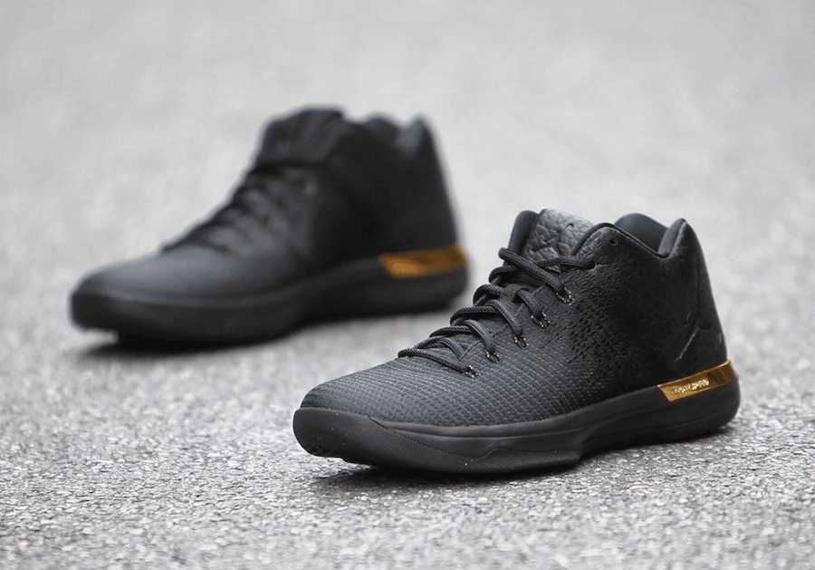 Air Jordan XXX1 Low Black/Metallic Gold