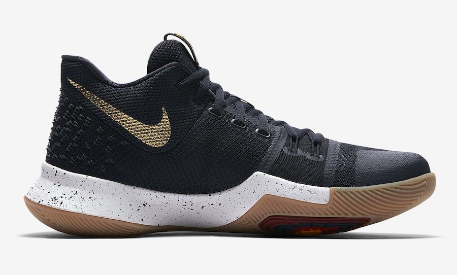 Nike Kyrie 3 Black/Metallic Gold