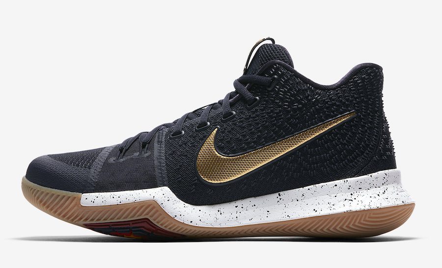 Nike Kyrie 3 Black/Metallic Gold