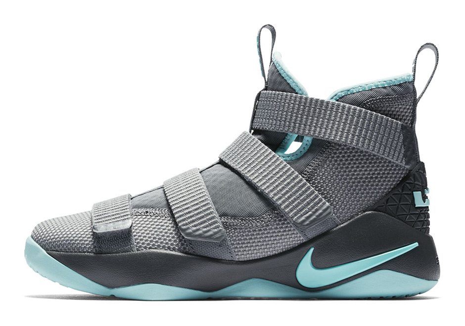 Nike LeBron Soldier 11 GS Grey/Mint