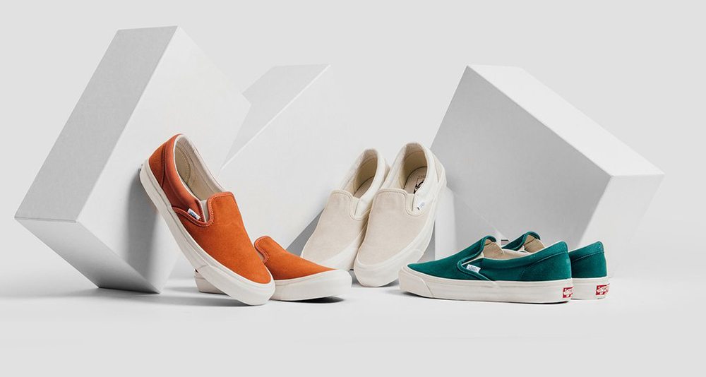 Vans Vault OG Classic Slip-On "Suede/Canvas" Collection