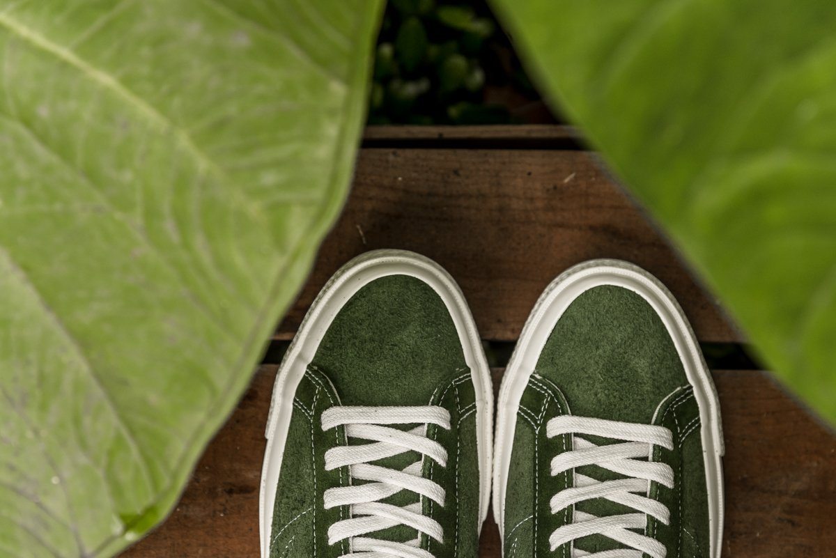 Converse One Star Mid Shadow "Fern Green"