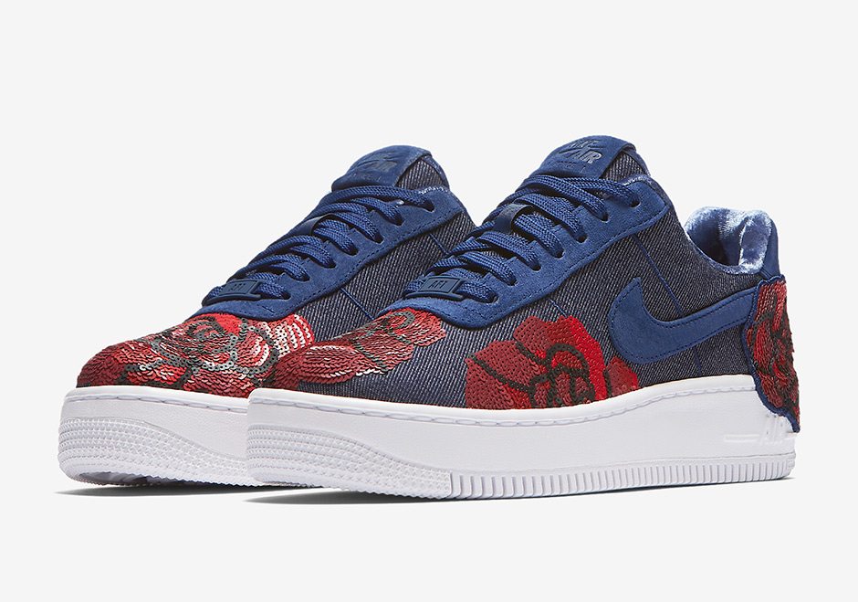 Nike Air Force 1 Low "Floral Sequin" Pack