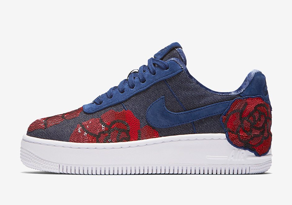 Nike Air Force 1 Low "Floral Sequin" Pack