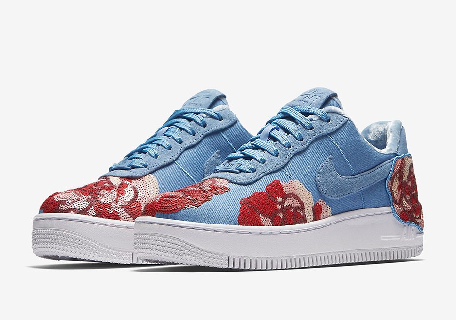 Nike Air Force 1 Low "Floral Sequin" Pack