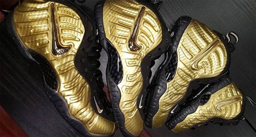 Nike Air Foamposite Pro "Gold Carbon"