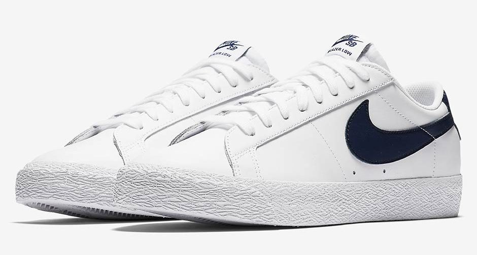 Nike SB Blazer Low White/Obsidian