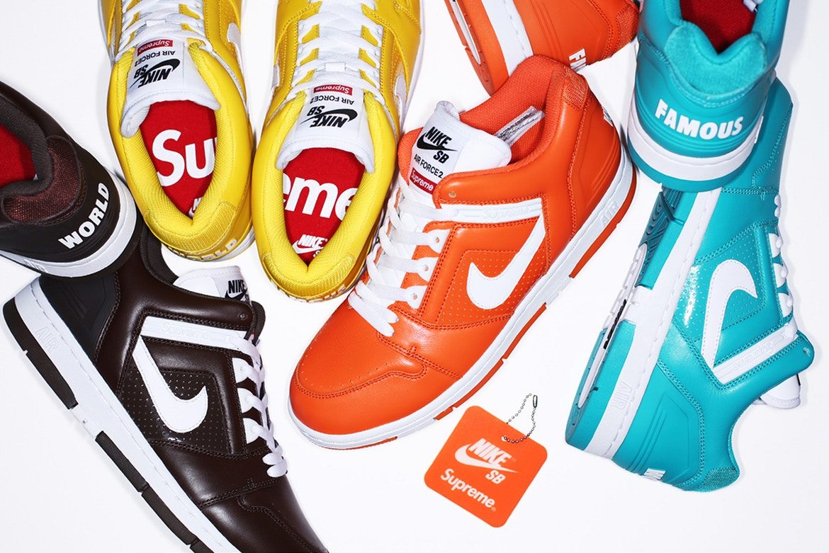 Supreme x Nike SB Air Force 2