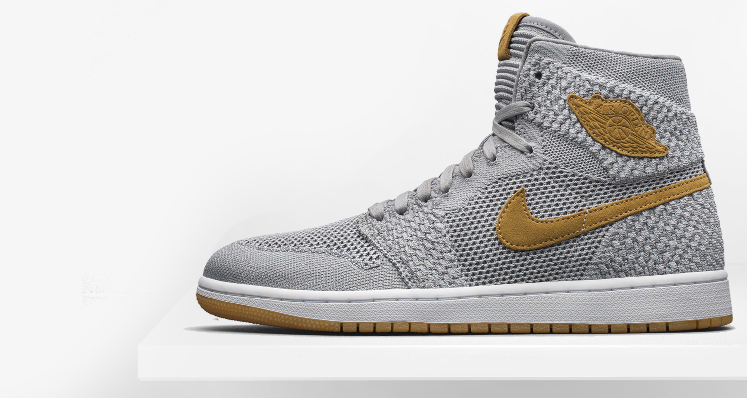 Air Jordan 1 Flyknit "Wolf Grey"