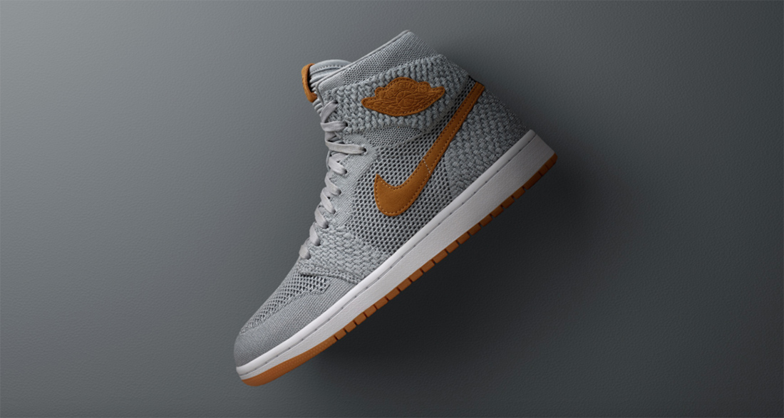 Air Jordan 1 Flyknit "Wolf Grey"