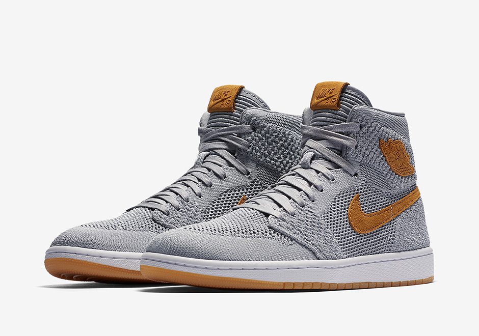 Air Jordan 1 Flyknit "Wolf Grey"