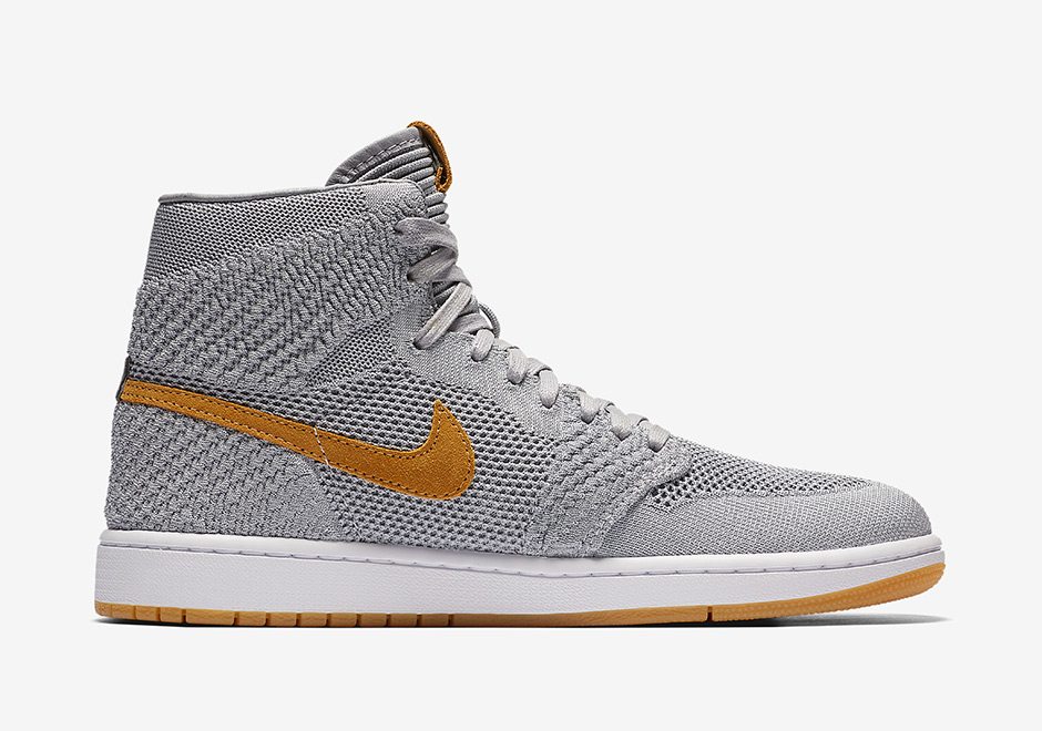 Air Jordan 1 Flyknit "Wolf Grey"