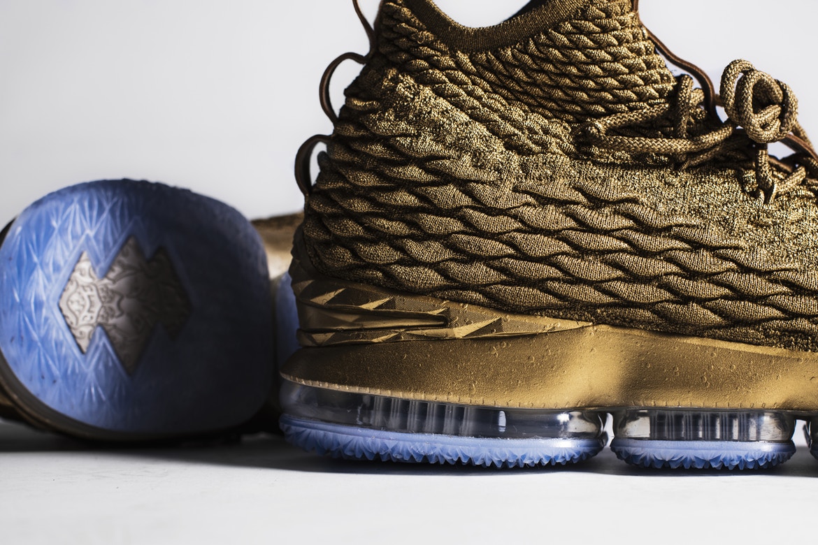 Nike LeBron 15 "Gold" Custom