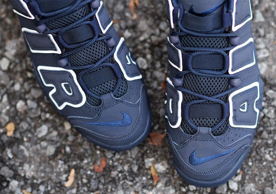 Nike Air More Uptempo GS Navy/White