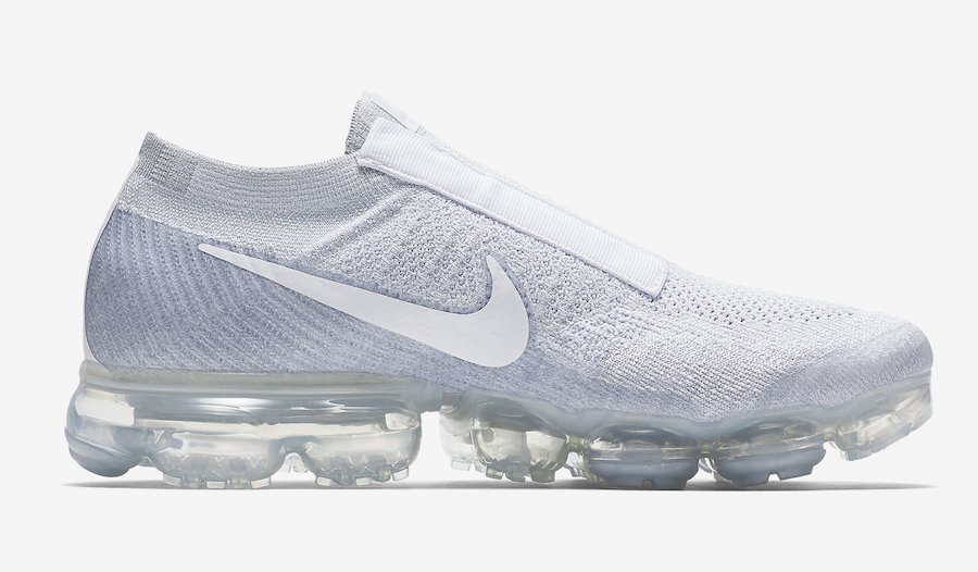 Nike Air VaporMax Laceless "Pure Platinum"