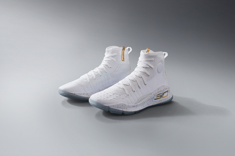 Under Armour Curry 4 White/Gold