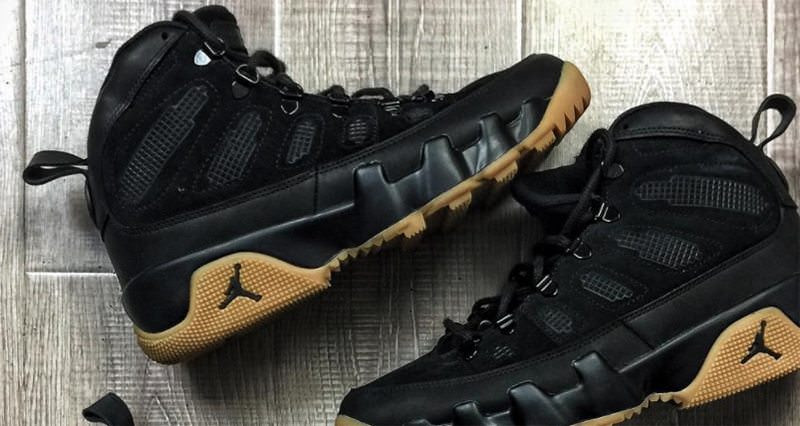 Air Jordan 9 NRG Boot Black/Gum