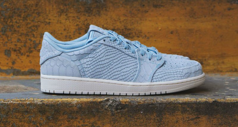 Air Jordan 1 Retro Low NS “Snakeskin” Ice Blue