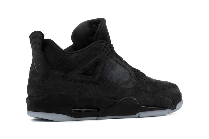 KAWS x Air Jordan 4 "Black"