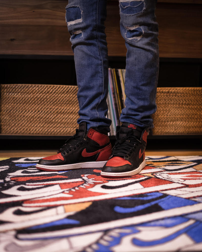 Air Jordan 1 "Rainbow Study" Rug