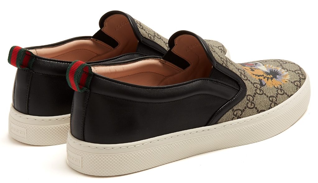 Gucci GG Supreme Slip-On Canvas Trainers