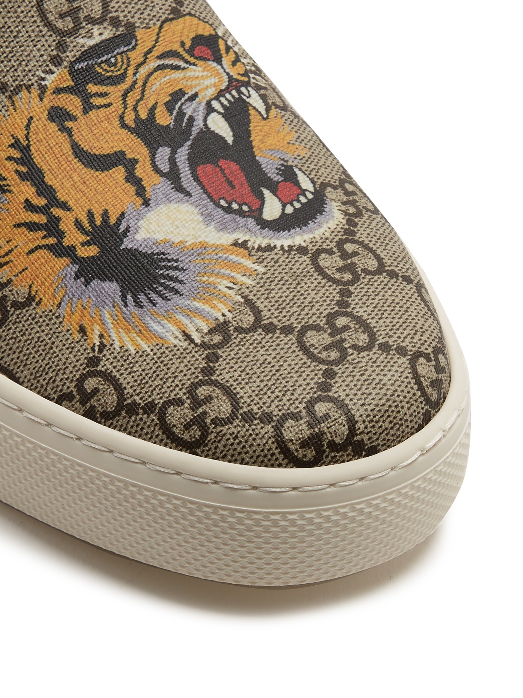 Gucci GG Supreme Slip-On Canvas Trainers