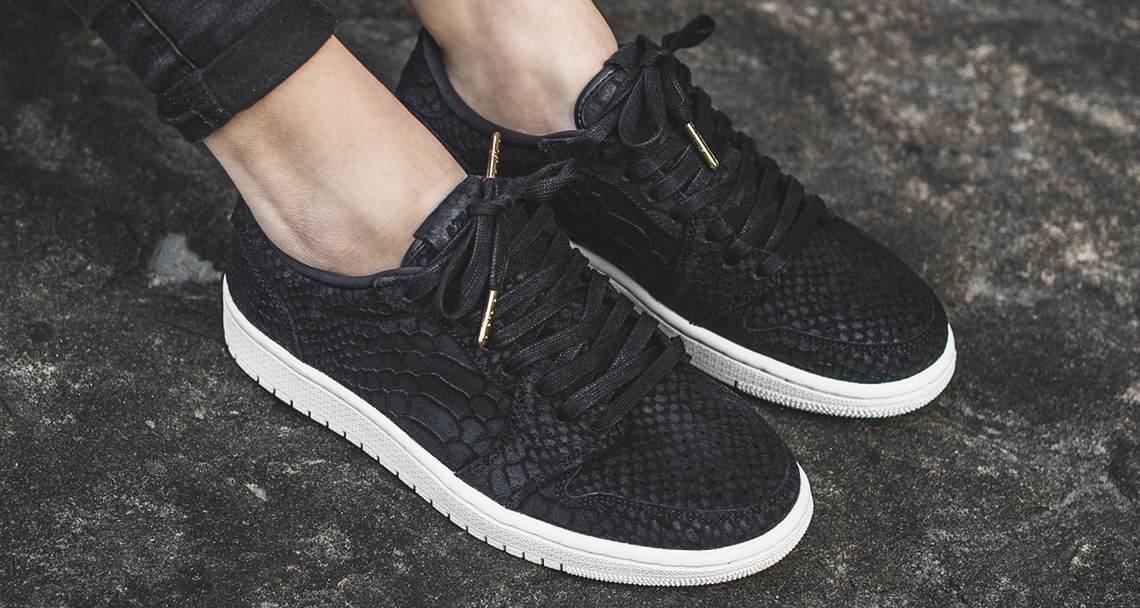 Air Jordan 1 Low NS "Black Python"