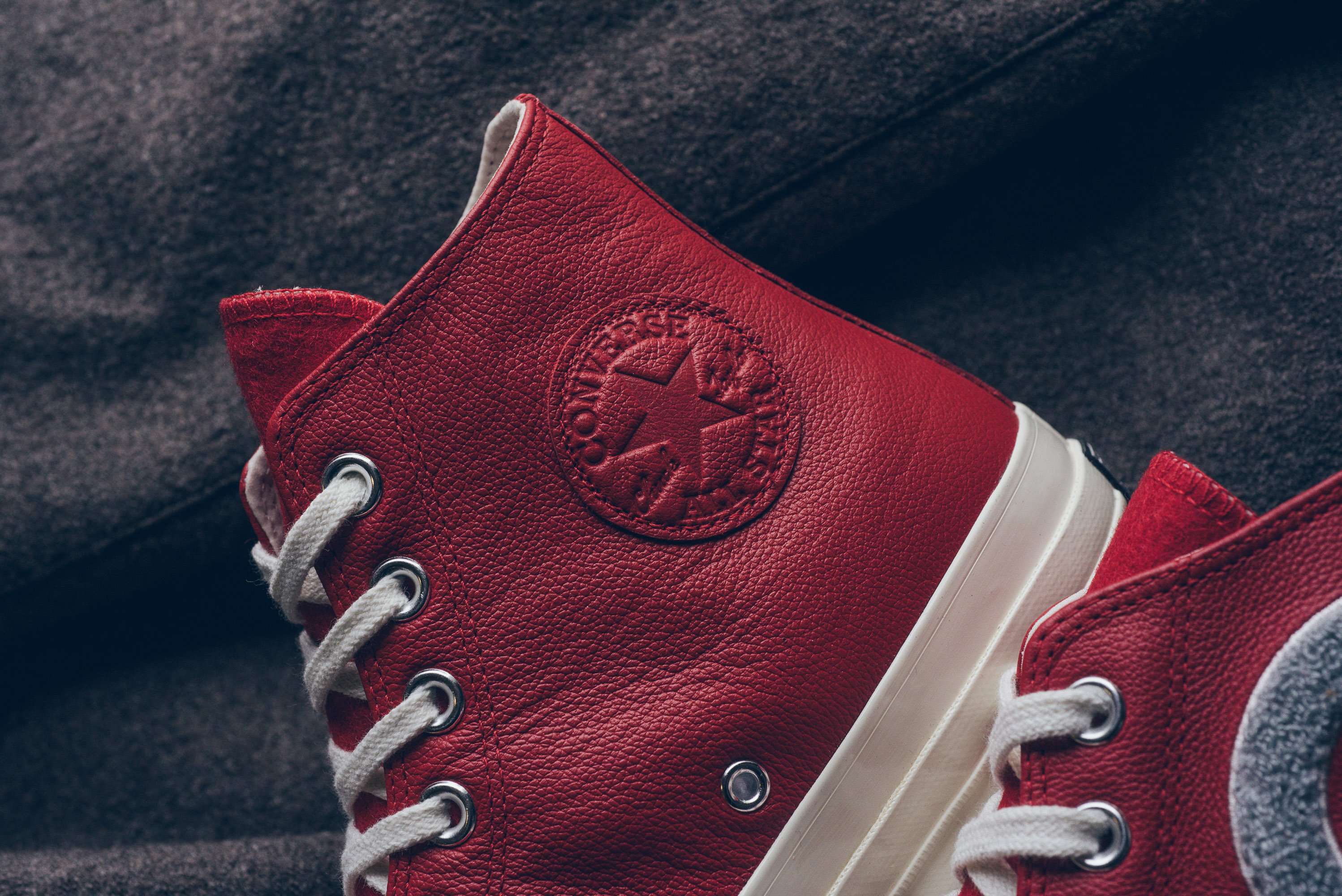 Converse CTAS '70 High Enamel Red/Wolf Grey