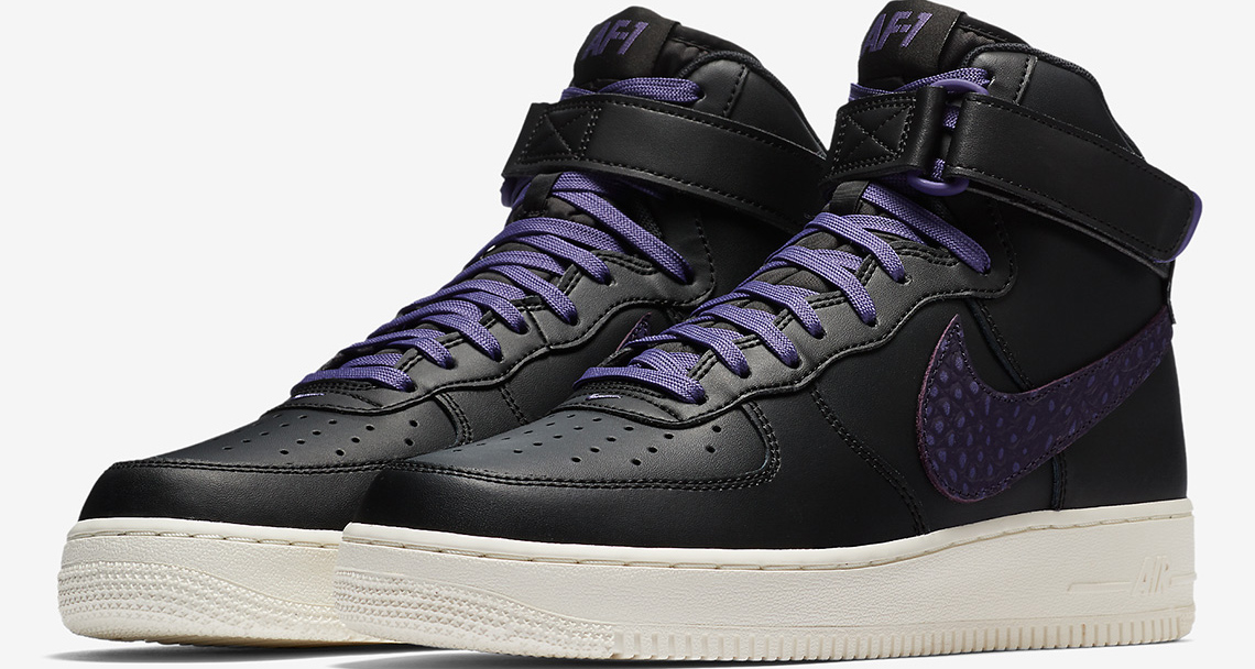 Nike Air Force 1 High Black/Purple