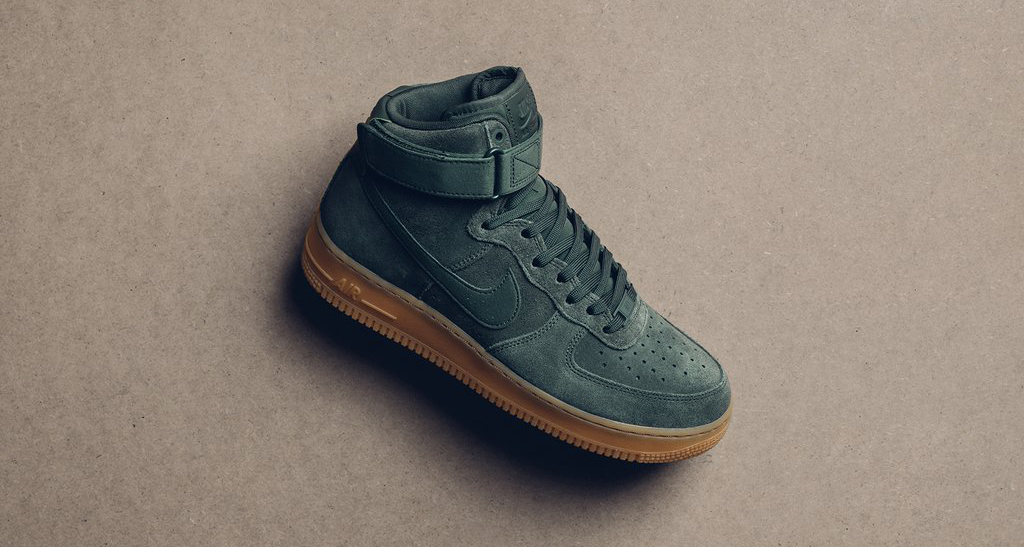 Nike Air Force 1 High Suede "Vintage Green"