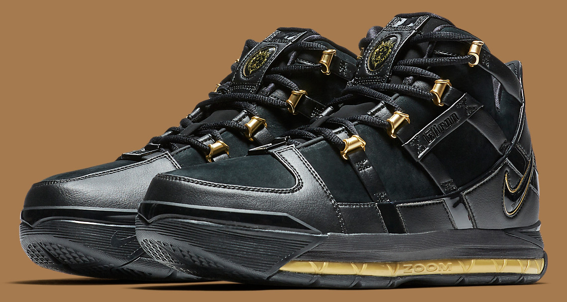 Nike LeBron 3 Black/Gold