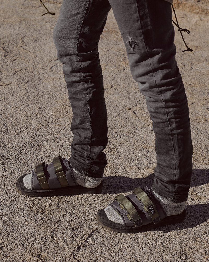 John Elliot x SUICOKE MOTO Sandal