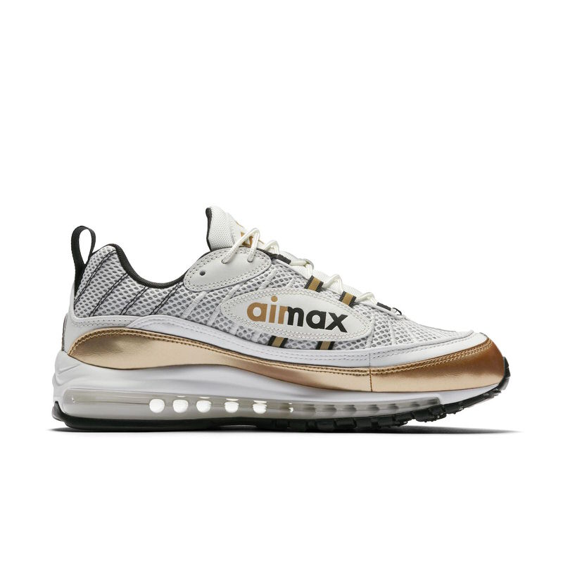 Nike Air Max 98 UK White/Gold