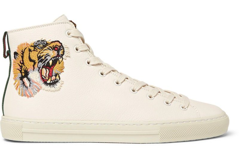 Gucci Major Appliquéd High-Top Sneakers