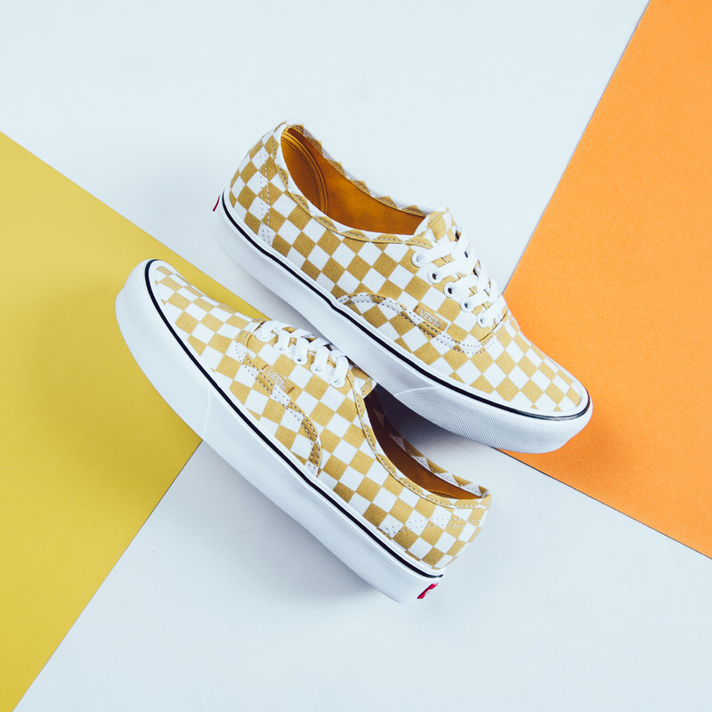 Vans Authentic Lite "Ochre Checkerboard"